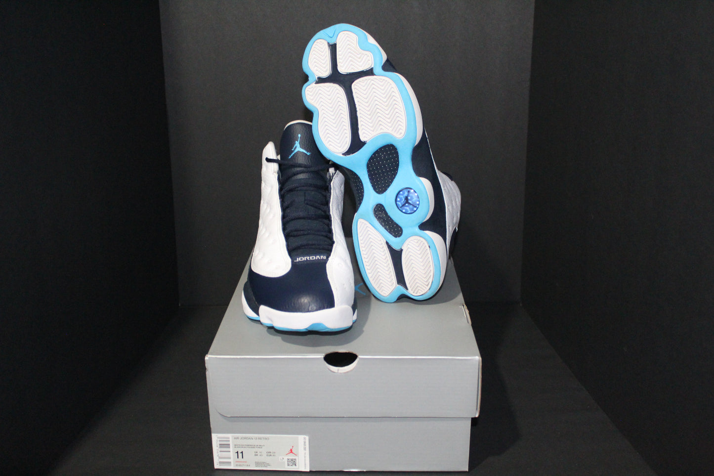 Size 11 - Air Jordan 13 Retro Obsidian White Powder Blue - 414571-144