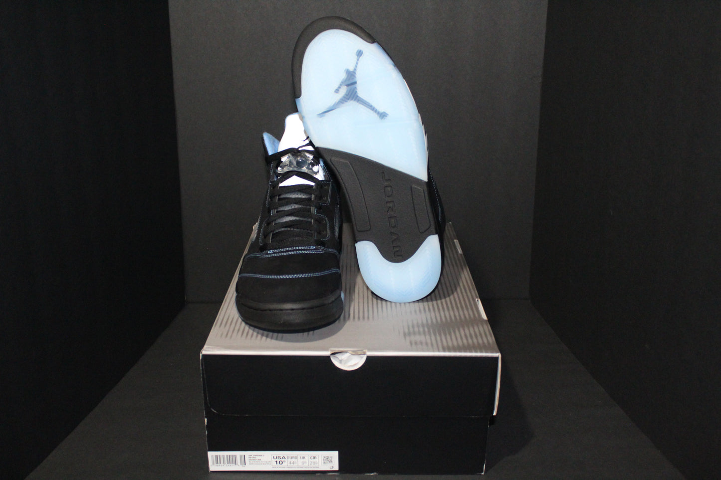 Size 10.5 - Air Jordan 5 Retro “Black/University Blue” - DD0587-008