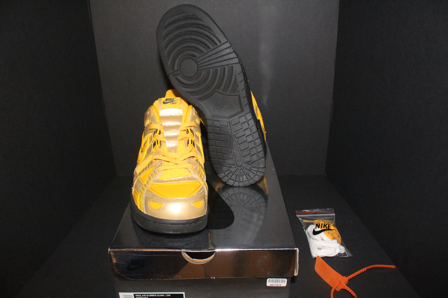 Nike Air Rubber Dunk “Off-White University Gold”*VNDS*