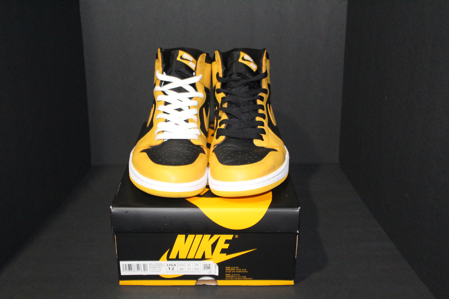 Size 12 - Air Jordan 1 Retro Pollen - 555088-701