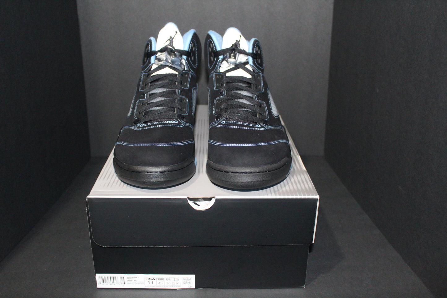 Size 11 - Air Jordan 5 Retro Black University Blue - DD0587-008