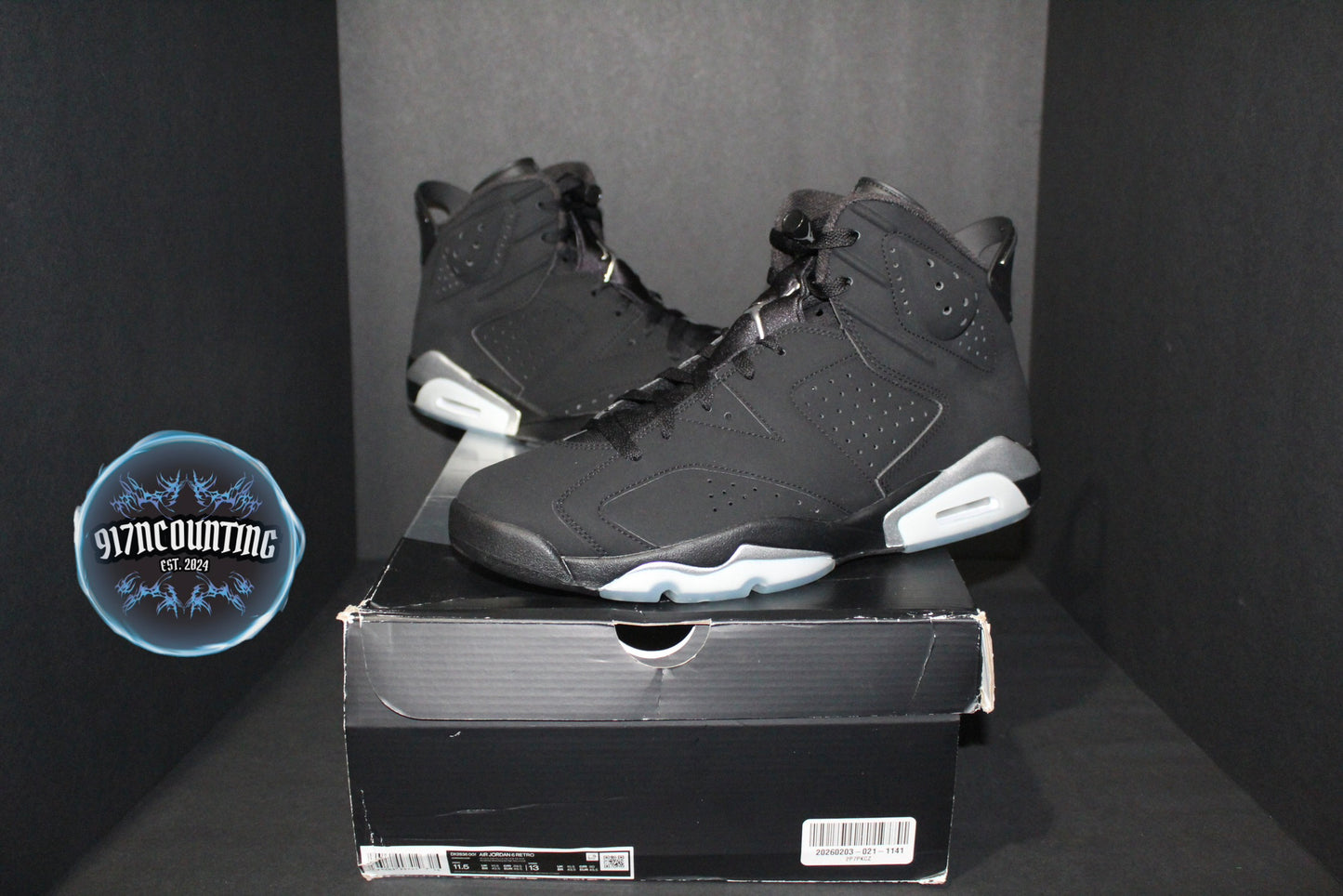 Size 11.5 - Air Jordan 6 Retro Legend “Chrome” - DX2836-001