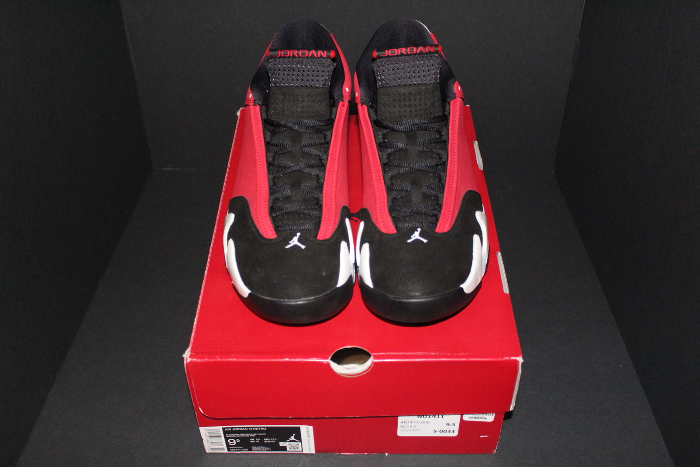 Air Jordan 14 Retro “Gym Red Toro”*Used*