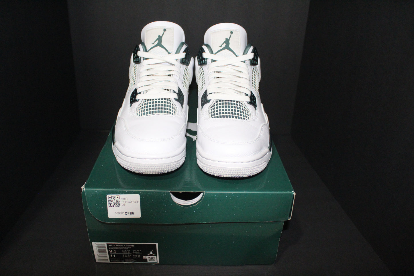 Size 9.5 - Air Jordan 4 Retro “Oxidized Green”*USED*