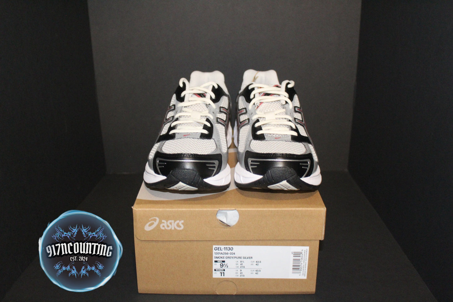 Asics Gel-1130 “Smoke Grey Pure Silver Red” *NEW*