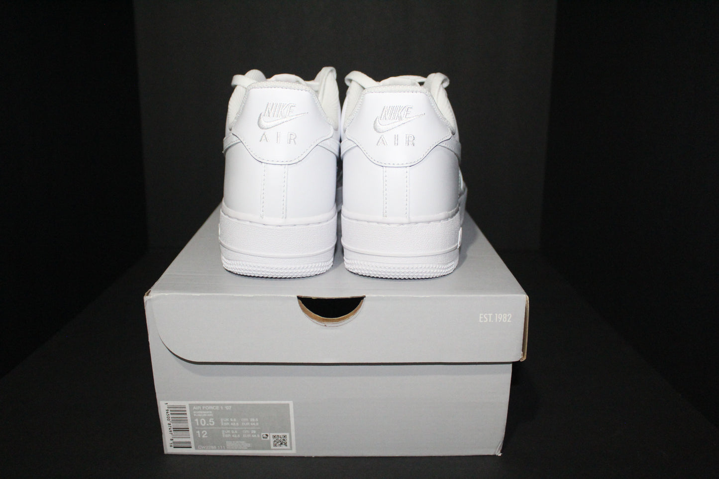 Size 10.5 - Nike Air Force 1 ‘07 Low - “Triple White” - *NEW*