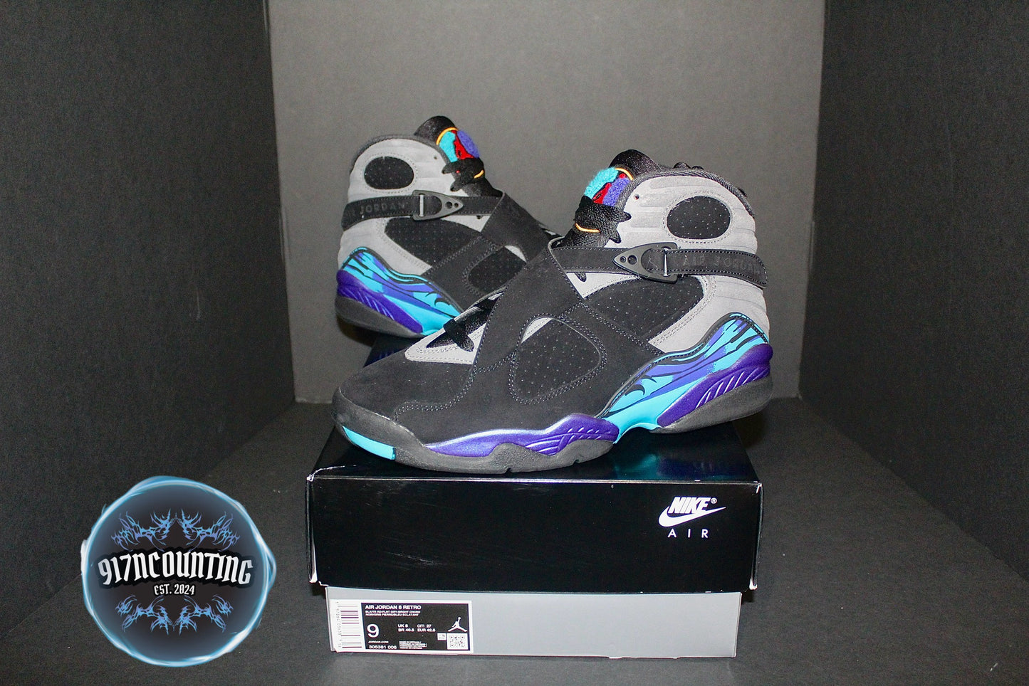 Air Jordan 8 Retro “Aqua” *NEW*