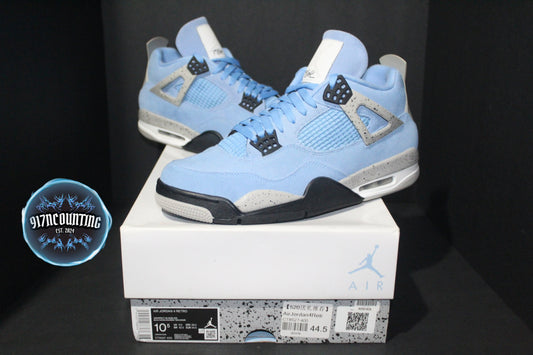 Size 10.5 - Air Jordan 4 Retro University Blue (UNC) - CT8527-400 *VNDS*