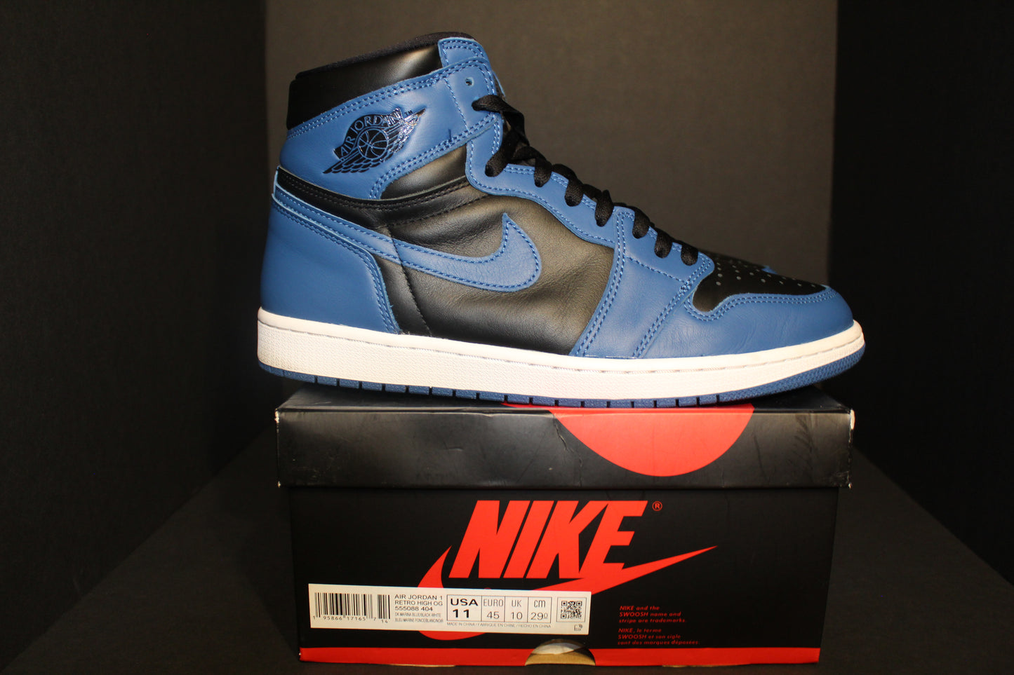 Air Jordan Retro 1 Dark Marina Blue*USED*