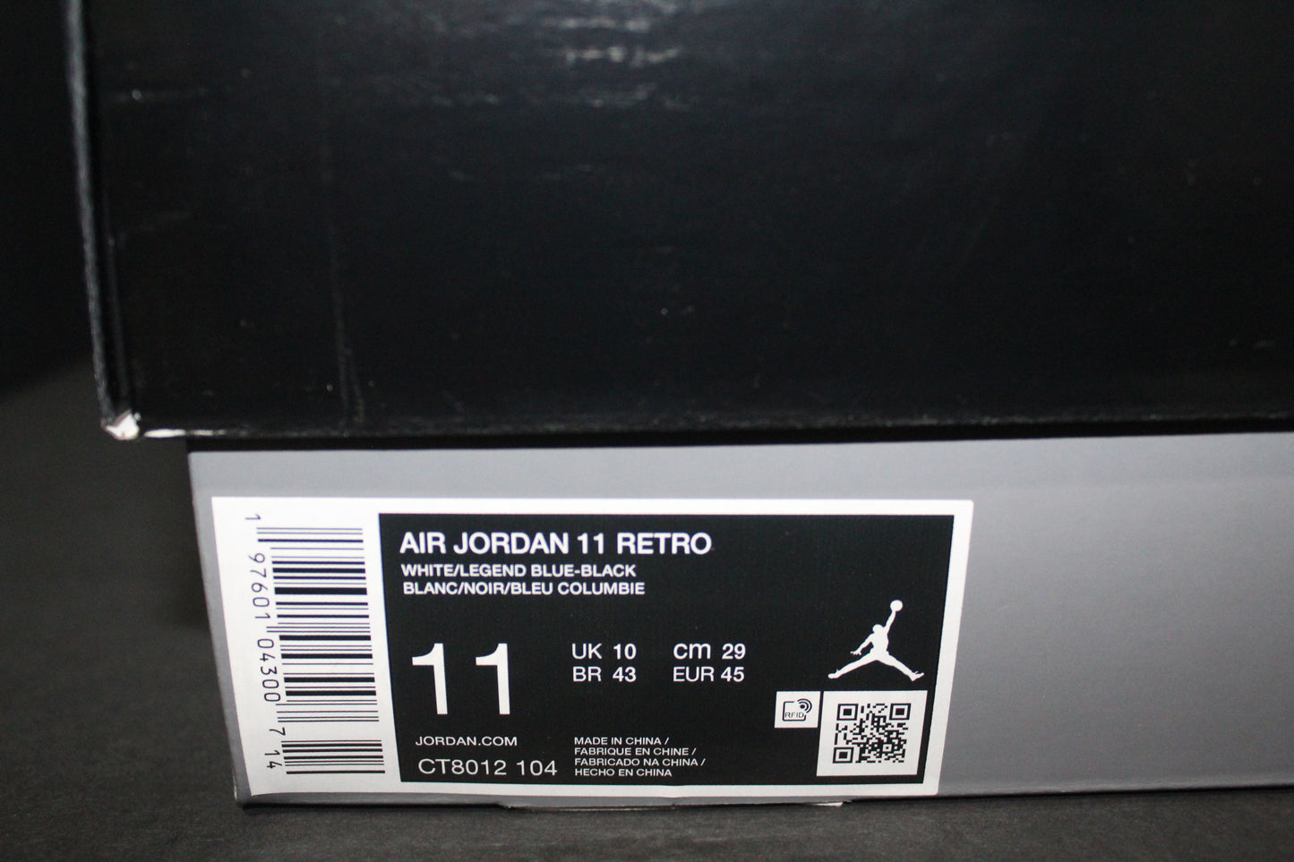 Size 11 - Air Jordan 11 Retro “Legend Blue” - CT8012-104