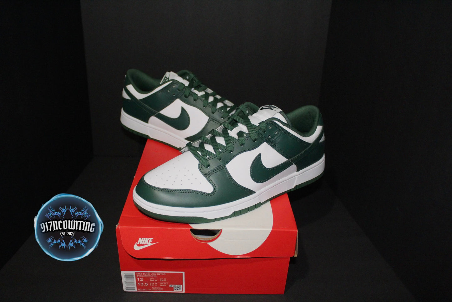 Size 12 - Nike Dunk Low “Michigan State” *NEW*