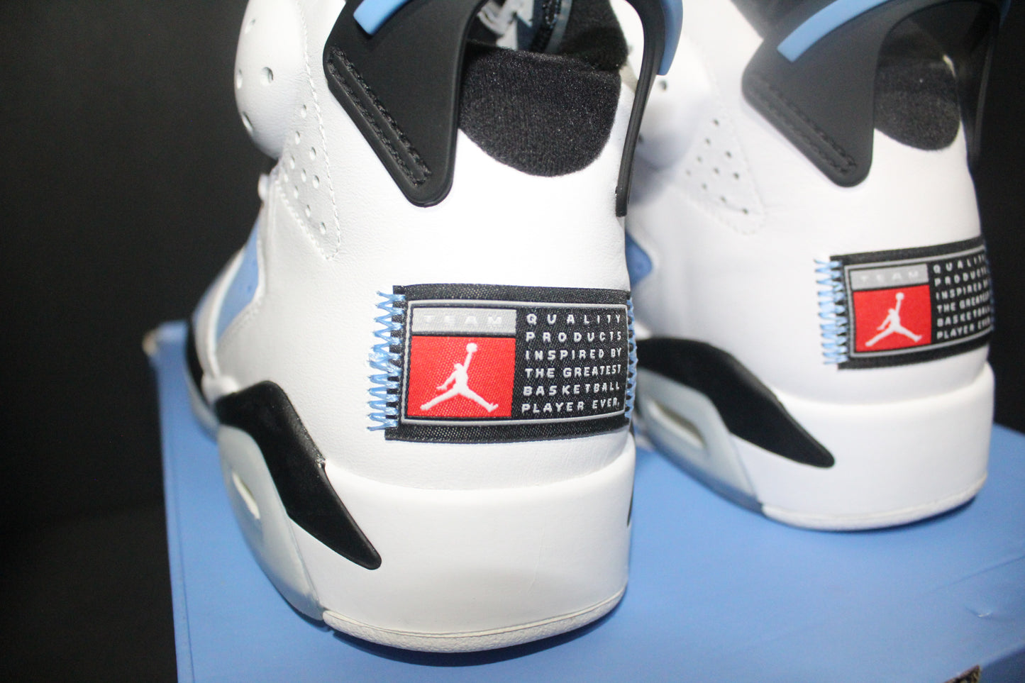 Size 9 - Air Jordan 6 Retro UNC White - CT8529-410