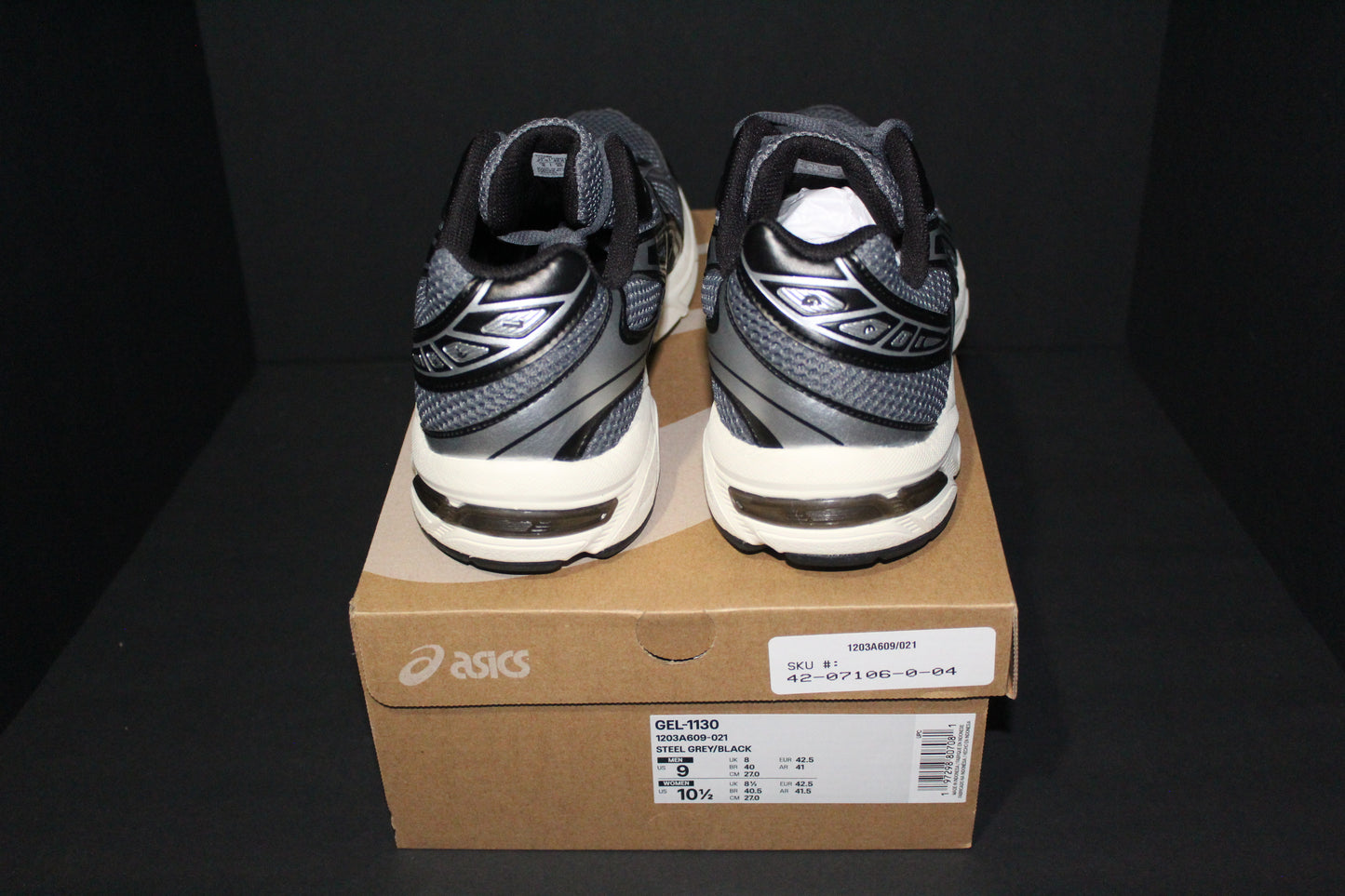 Asics Gel 1130 “Steel Grey/Black” *NEW*