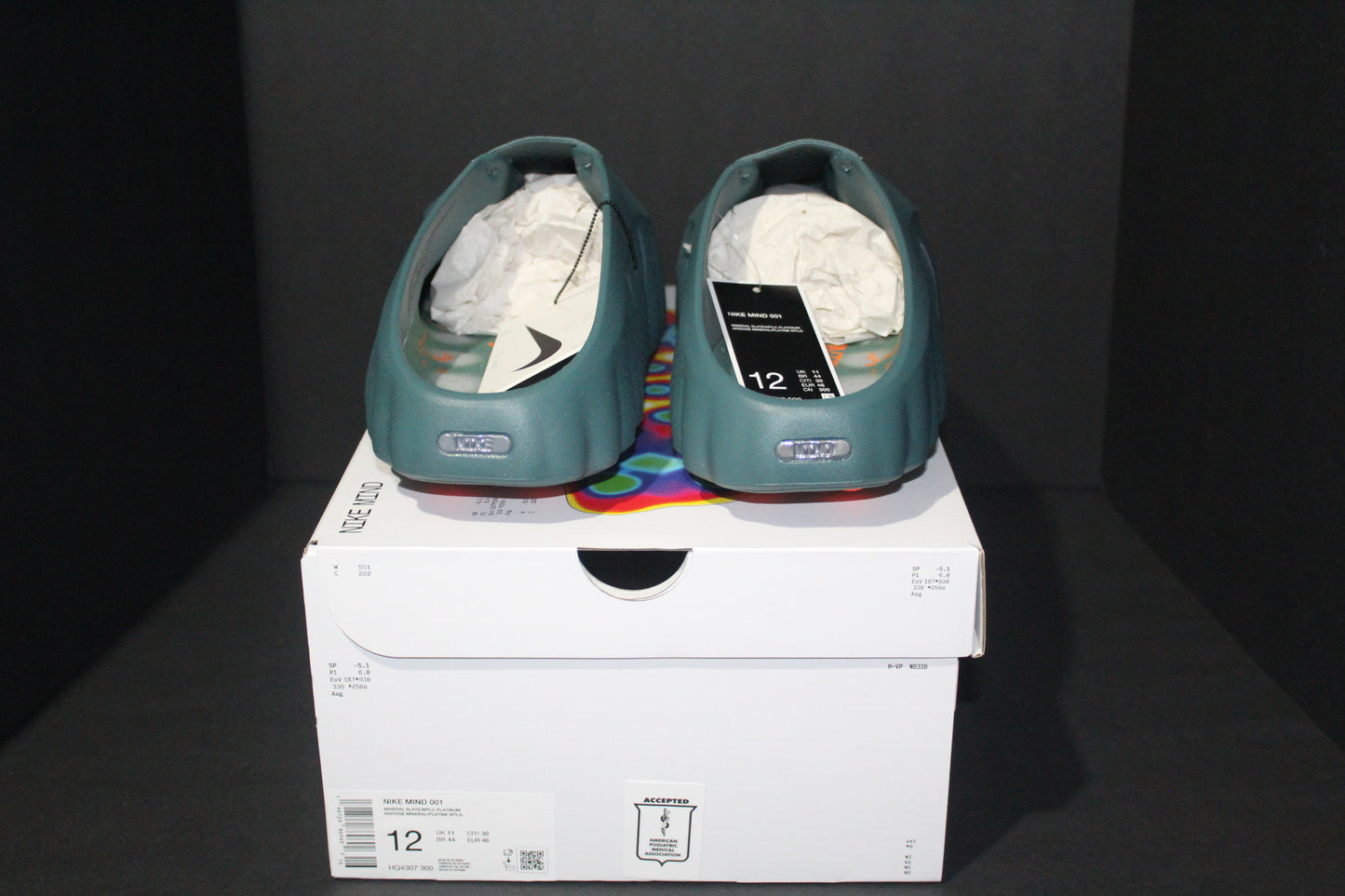 Size 12 - Nike Mind 001 Slide “Mineral Slate” - HQ4307-300 *NEW*