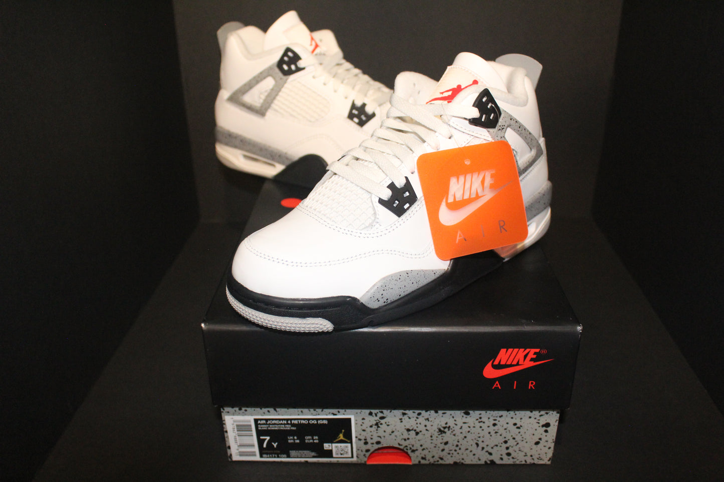 Jordan 4 Retro “White Cement” GS*DS/NEW*