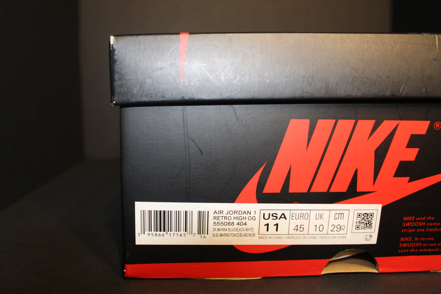 Air Jordan Retro 1 Dark Marina Blue*USED*