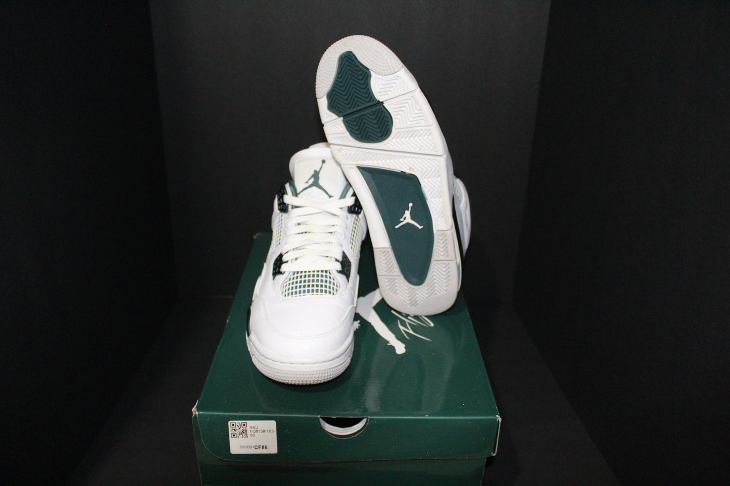 Size 9.5 - Air Jordan 4 Retro “Oxidized Green”*USED*