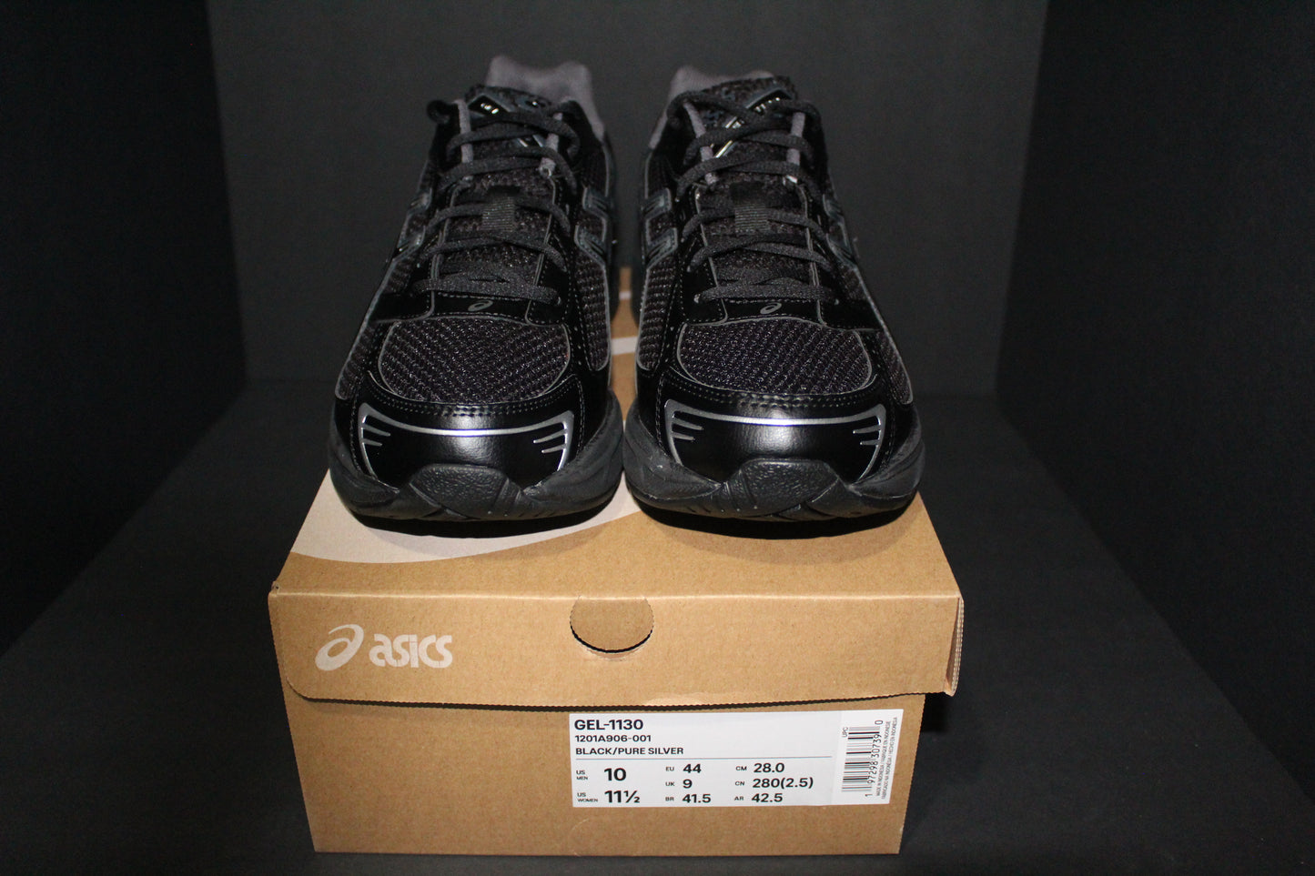 Asics Gel-1130 “Black Pure Silver”*NEW*