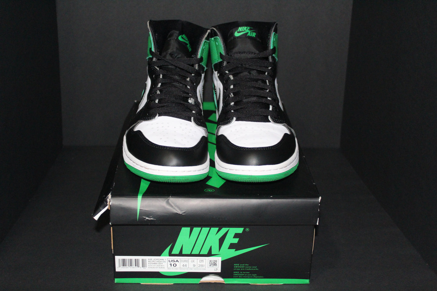 Size 10 - Air Jordan 1 Retro High OG “Lucky Green” *VNDS*
