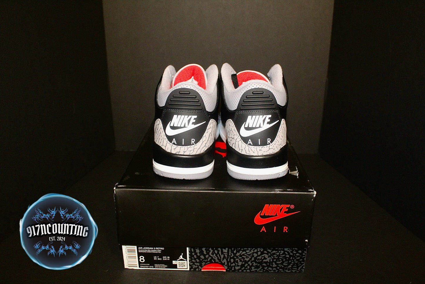 Air Jordan 3 Retro “Black Cement” 2024 Release *NEW*