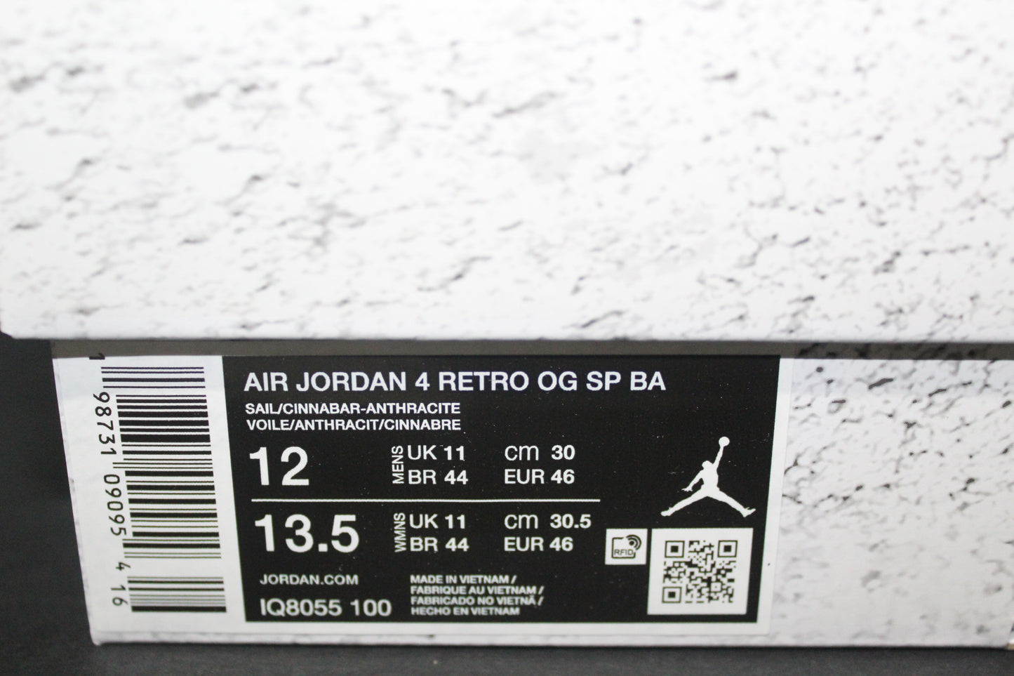 Air Jordan 4 Retro OG “Brick After Brick” - IQ8055-100 *NEW*