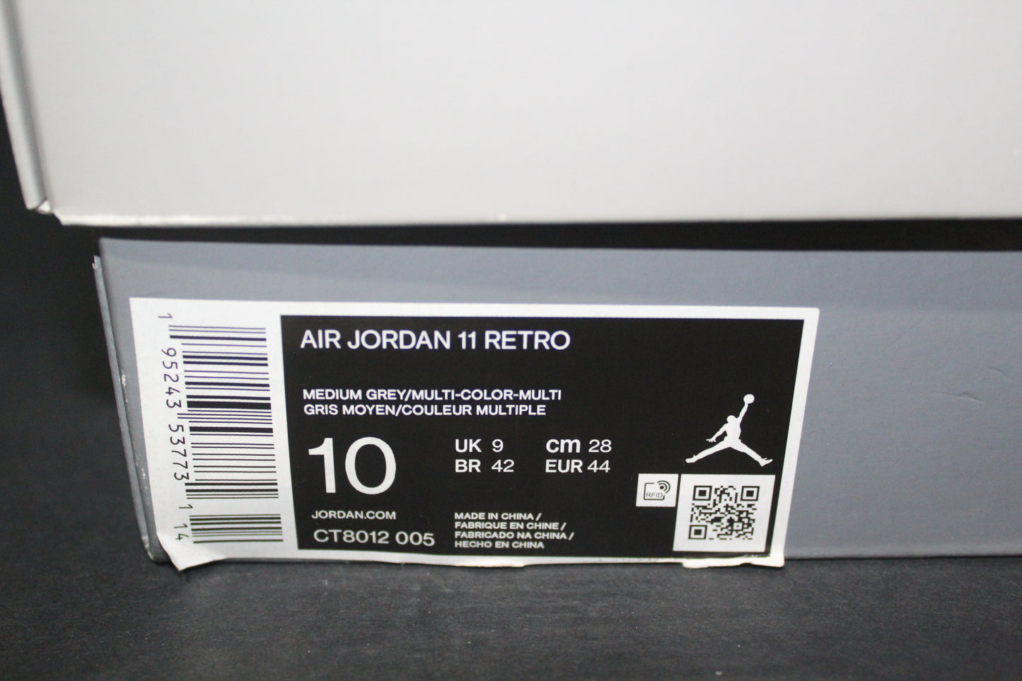 Size 10 - Air Jordan 11 Retro Cool Grey 2021 Release - CT8012-005 *USED*