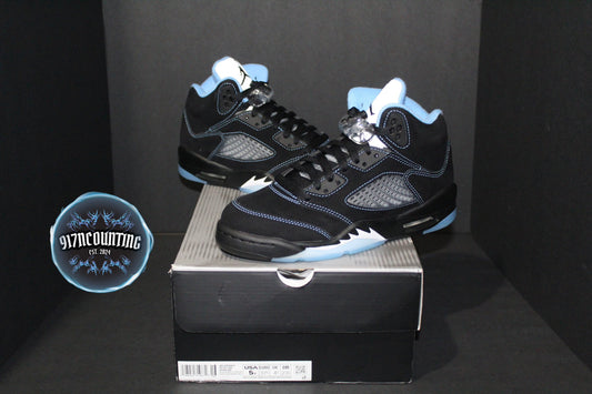 Size 5Y - Air Jordan 5 Retro “Black/University Blue” - 440888-008