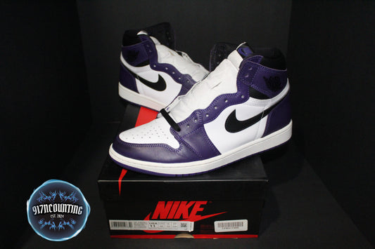 Size 11 - Air Jordan 1 Retro High “Court Purple” *VNDS*